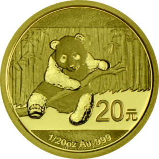 Moneda de aur Panda 1/20 Oz Aur 2023 - Panda 1/20 Oz Gold